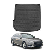 OMAC Tapis de coffre pour Audi A4 B9 Break 2016-2025 en caoutchouc TPE Noir 1Pcs
