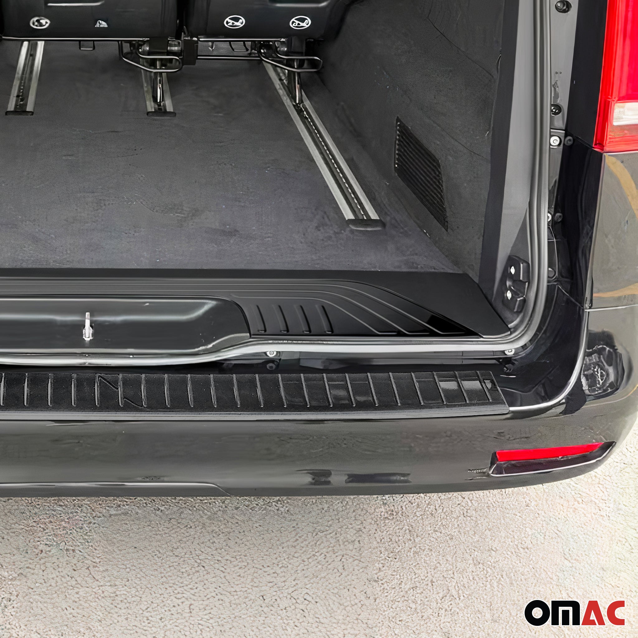 Kit Protection de Pare-Chocs arrière pour Mercedes Vito W447 2014-26 Sombre inox