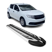 Marchepieds Latéraux pédale pour Dacia Sandero 2012-2020 Aluminium Gris 2Pcs