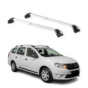 Barres de toit pour Dacia Logan MCV 2013-2020 5P Gris Argenté 2 pièces ABE