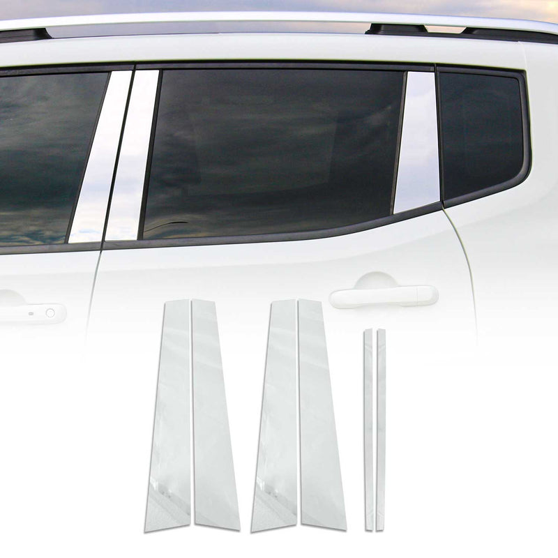 Couverture Garniture de pilier B pour Land Rover Freelander 2006-2015 inox 6Pcs