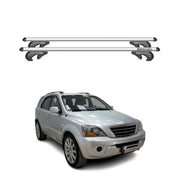 Barres de toit transversales pour Kia Sorento 2002-2009 90kg Aluminium Gris 2x