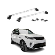 Barres de toit transversales pour Land Rover Discovery 2017-2026 Alu Gris 2x ABE