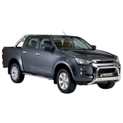 Marchepieds Latéraux pour Isuzu D-Max Double Cab 2019-2026 Acier Inoxy Argent
