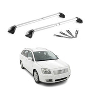 Barres de toit pour Toyota Avensis I II Break 1997-2008 Gris Argenté 2pièces ABE