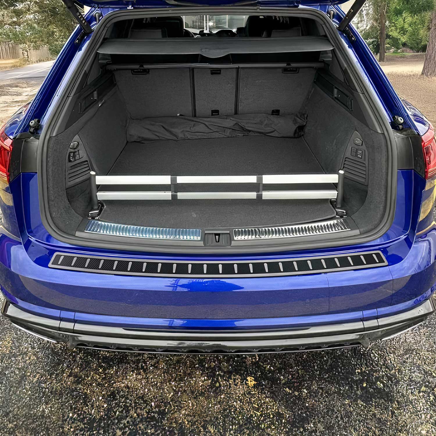 Protection de seuil de pare-chocs arrière pour Volkswagen Touareg 2018-2025