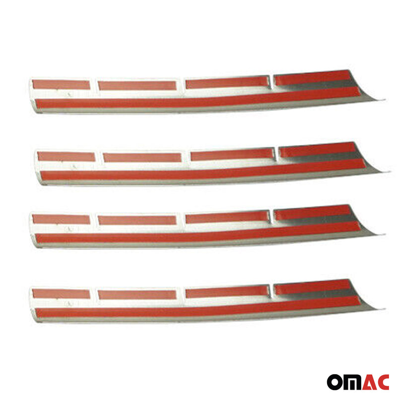 Moulure de Grille de Calandre pour VW Transporter T5 2003-2009 en Acier 8Pcs