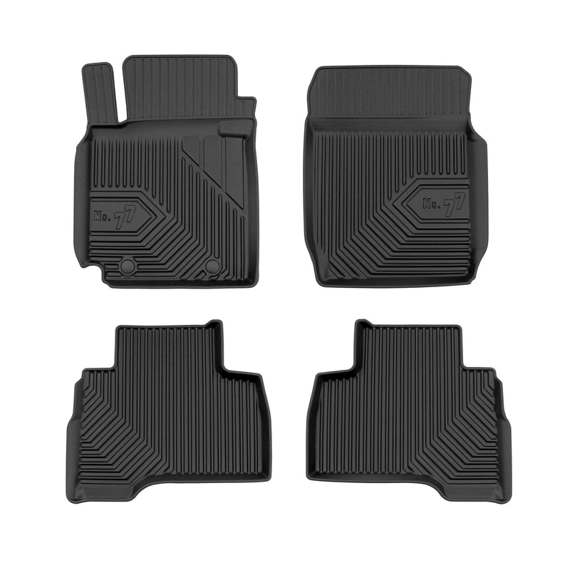 Tapis de Sol de Voiture pour Suzuki Grand Vitara II 2005-2014 TPE Noir 4Pcs