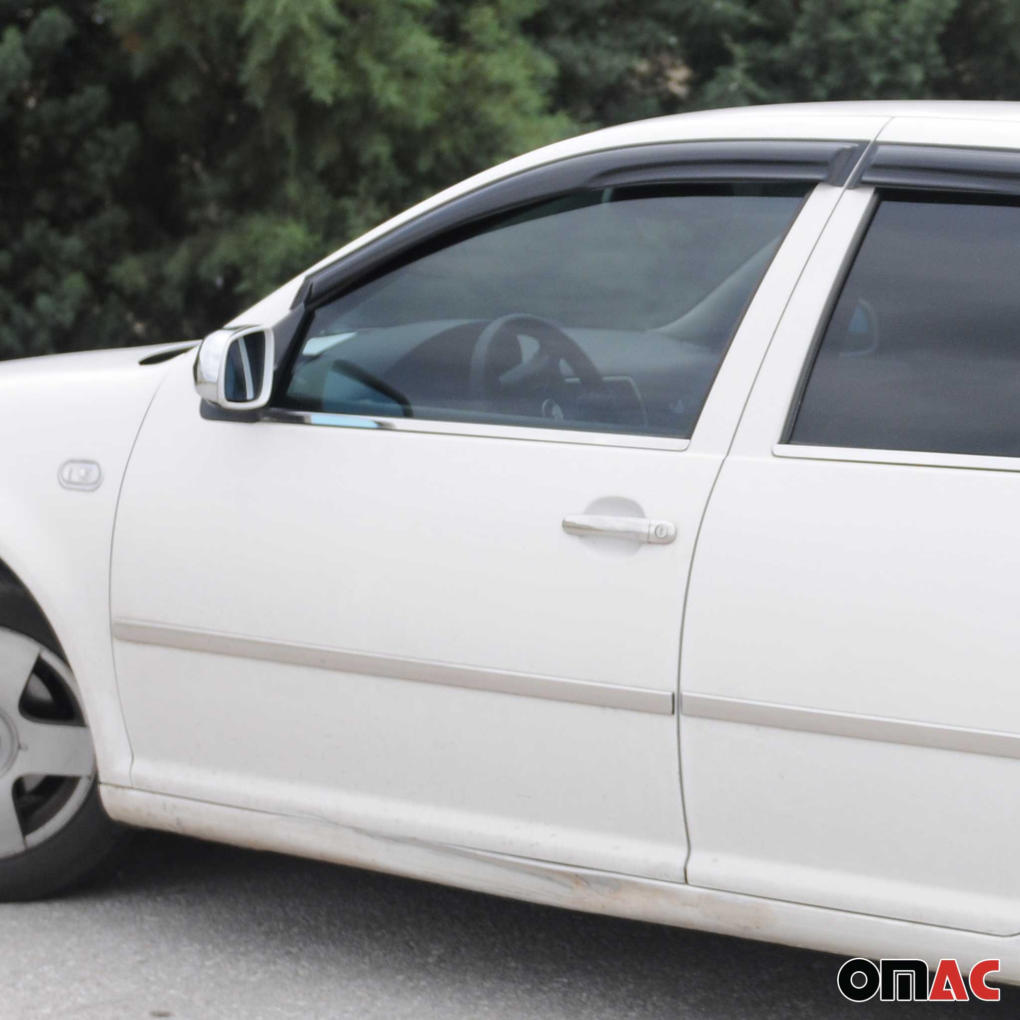 Couverture de poignée de porte pour VW Golf 1997-2003 en Acier chromé