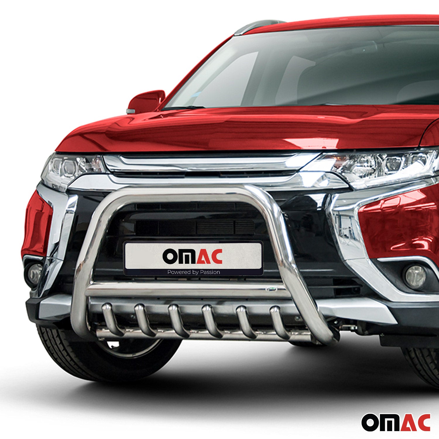 Pare-Buffle Avant Pour Mitsubishi Outlander 2015-2021 en Acier Inoxy