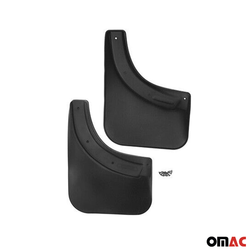 Bavettes Garde Boue pour VW Touareg 2010-2018 Avant et Arrière Plastique Noir 4x
