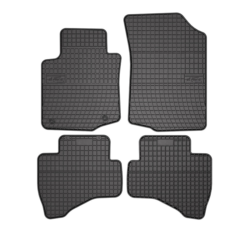 OMAC Tapis de sol pour Peugeot 107 2005-2014 Noir en caoutchouc