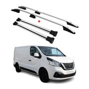 Kit Barres de toit pour Nissan NV300 2016-2026 Alu Gris L1 Empattement Court 4x