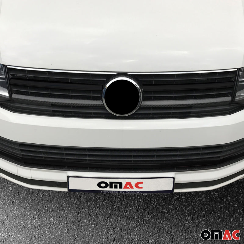 Moulure Grille de Calandre pour VW T6 Transporter 2015-2019 Highline Carbone 2x