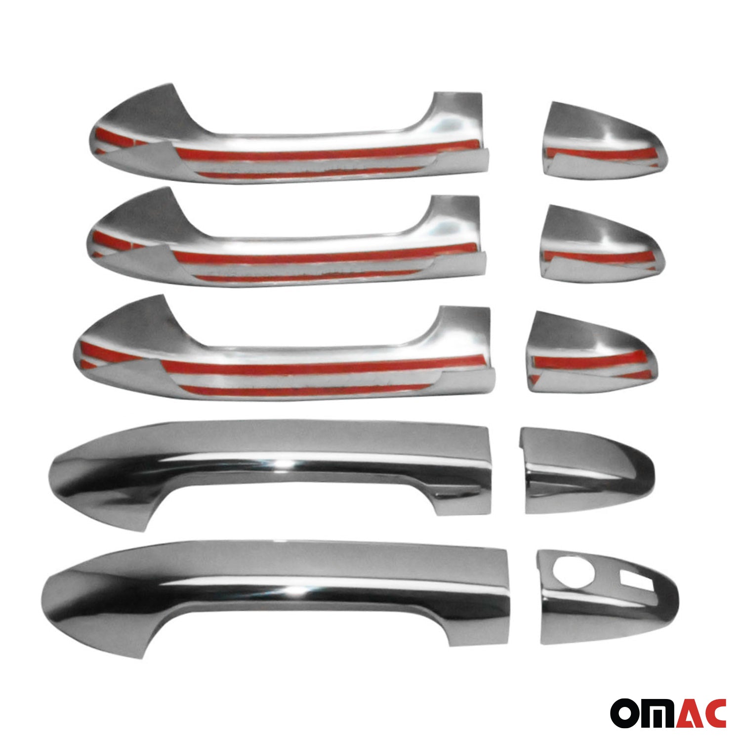 Couverture de poignée de porte pour Mercedes Vito W447 2014-2019 Sans clé 10Pcs