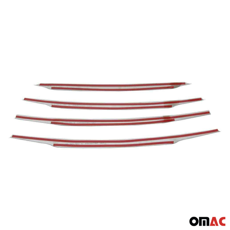 Moulure de Grille de Calandre pour Ford Transit Courier 2014-2017 Chromé 4Pcs