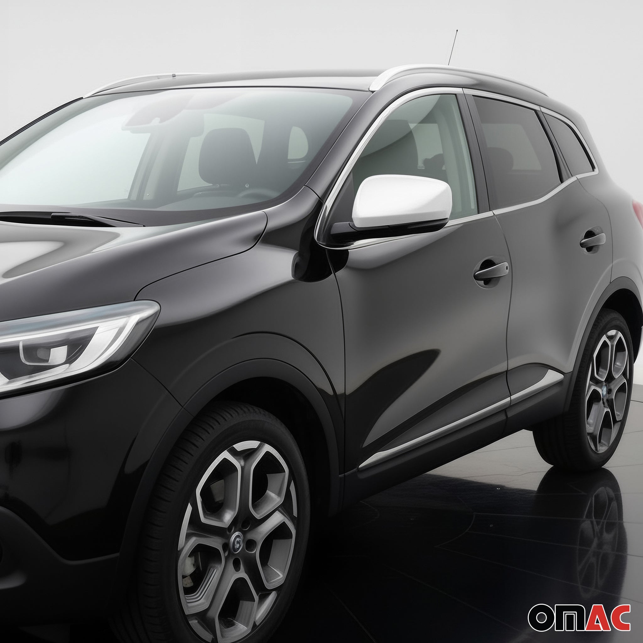 Coques de Rétroviseurs pour Renault Espace mk5 2015-2023 2x Plastique ABS Chromé