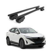 Barres de toit Transversales pour Nissan Qashqai J12 2021-2026 Aluminium Noir 2x