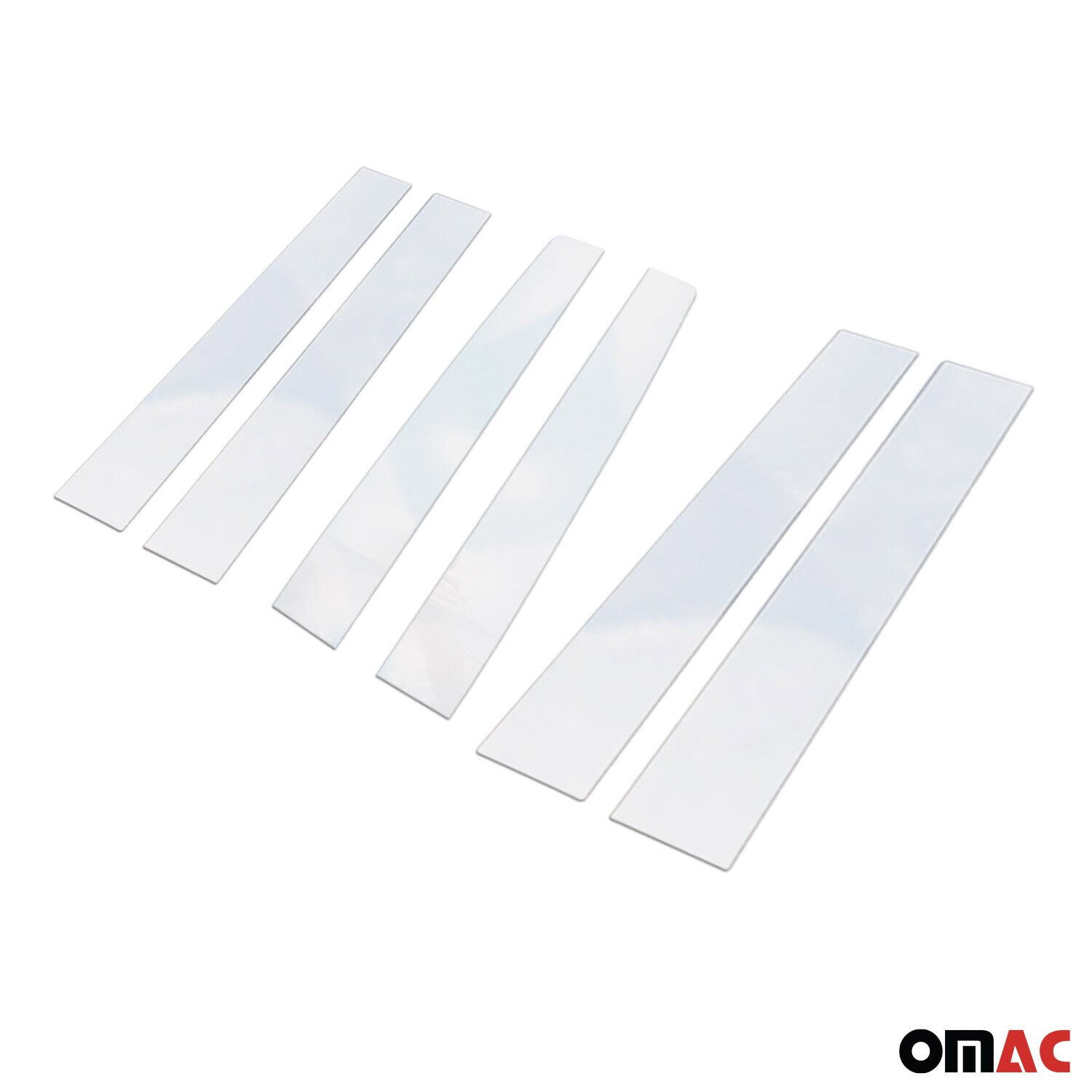 Couverture Garniture de pilier B pour Ssangyong Grand Musso 2018-2021 inox 6Pcs