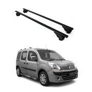 Barres de toit Transversales pour Renault Kangoo 2008-2021 Fer Noir