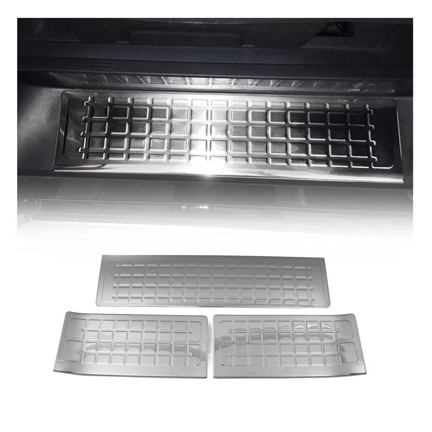 Couverture de Seuil de porte pour Peugeot Expert Traveller Long 2016-2022 inox