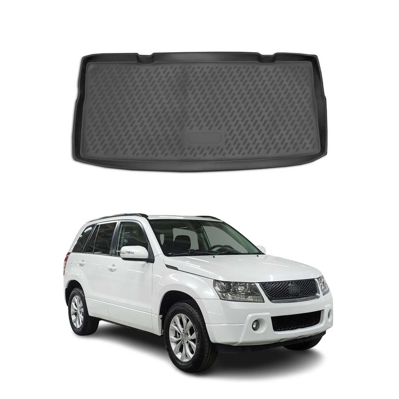 Tapis de Coffre pour Suzuki Grand Vitara 2006-2013 TPE Noir
