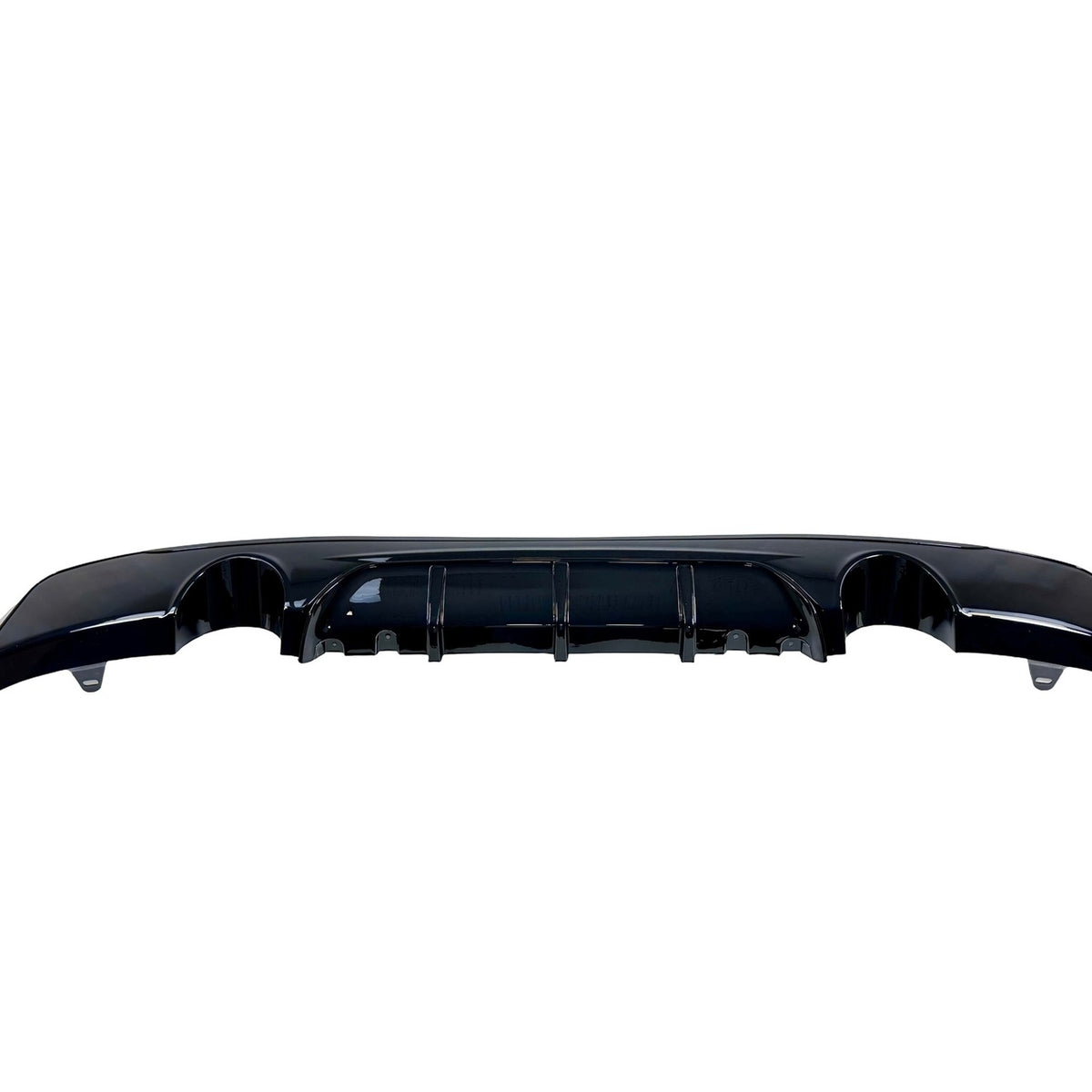 JOM Insert de Pare-choc Arrière pour BMW Série 2 F22/F23 2010-2017 Noir Brillant 1-Rohr (li/re)