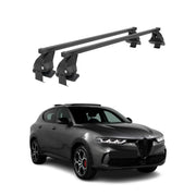 Barres de toit transversales Menabo pour Alfa Romeo Tonale 2022-2026 Noir