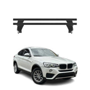 Menabo Barres de toit transversales pour BMW X4 F26 2014-2018 Noir ABE