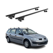 Barres de toit transversales pour Renault Megane II III Break 2003-16 Noir ABE