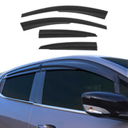 Déflecteurs de Vent pluie d'air pour Ford Focus 1998-2004 en Acrylique Noir 4x