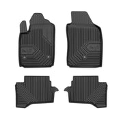 Tapis de Sol de Voiture pour Fiat 500E I 2015-2020 FL TPE Imperméable Noir 4Pcs