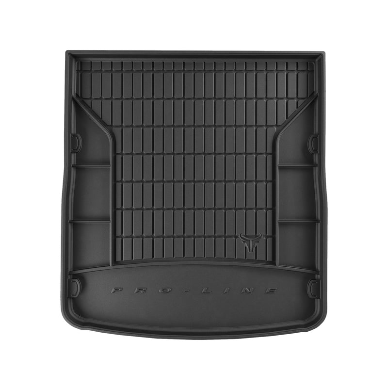 OMAC Tapis de coffre caoutchouc pour Audi A6 C7 Break Allroad 2011-2018 Noir
