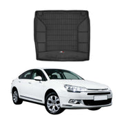 OMAC Tapis De Coffre caoutchouc pour Citroen C5 Berline 2008-2017 Noir Premium
