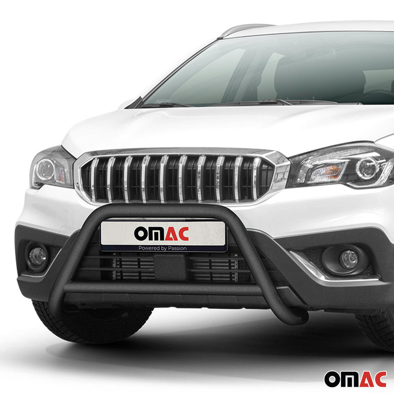 Pare-Buffle Avant Pour Suzuki SX4 S-Cross 2016-2021 Noir en Acier