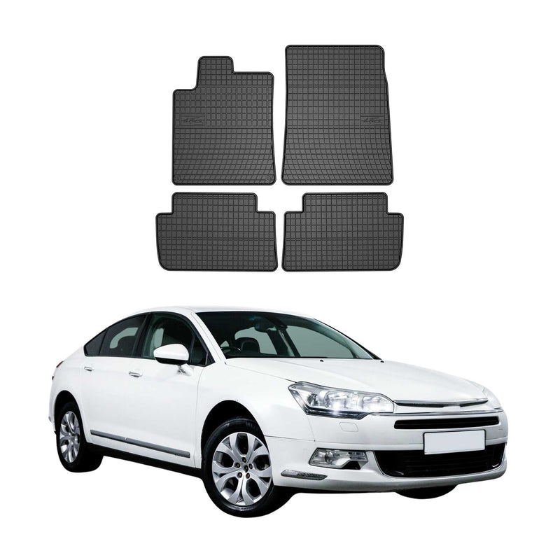 OMAC Tapis de sol pour Citroen C5 Break 2001-2023 Noir en caoutchouc