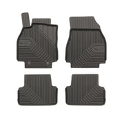 Tapis de Sol de Voiture pour Renault Megane II 2002-2009 TPE Imperméable 4Pcs