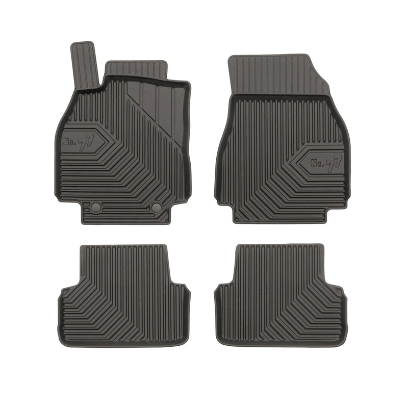 Tapis de Sol de Voiture pour Renault Megane II 2002-2009 TPE Imperméable 4Pcs
