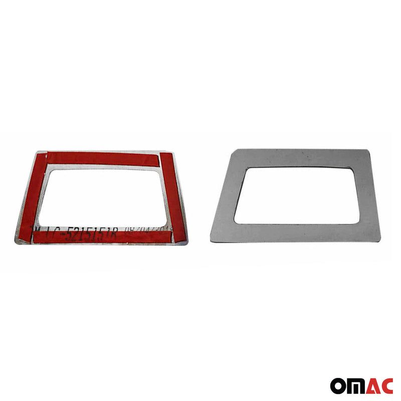 Cadre de Clignotant latéral pour Opel Corsa E 2015-2019 en acier inox Foncé 2Pcs