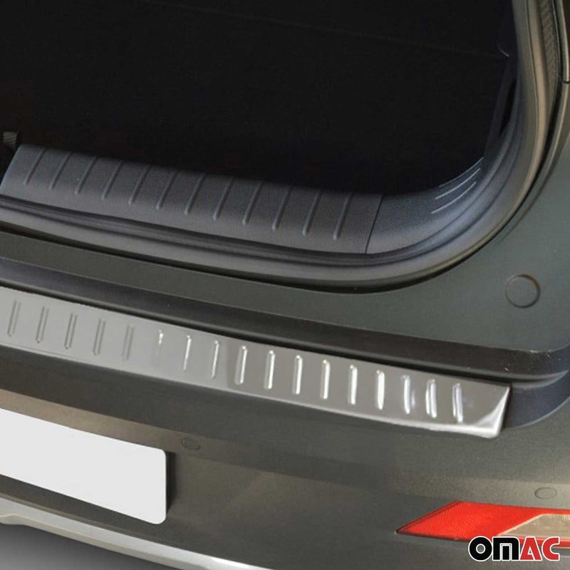 Protection Seuil de Pare-Chocs pour Hyundai Bayon 2021-2025 1Pc Silver en acier