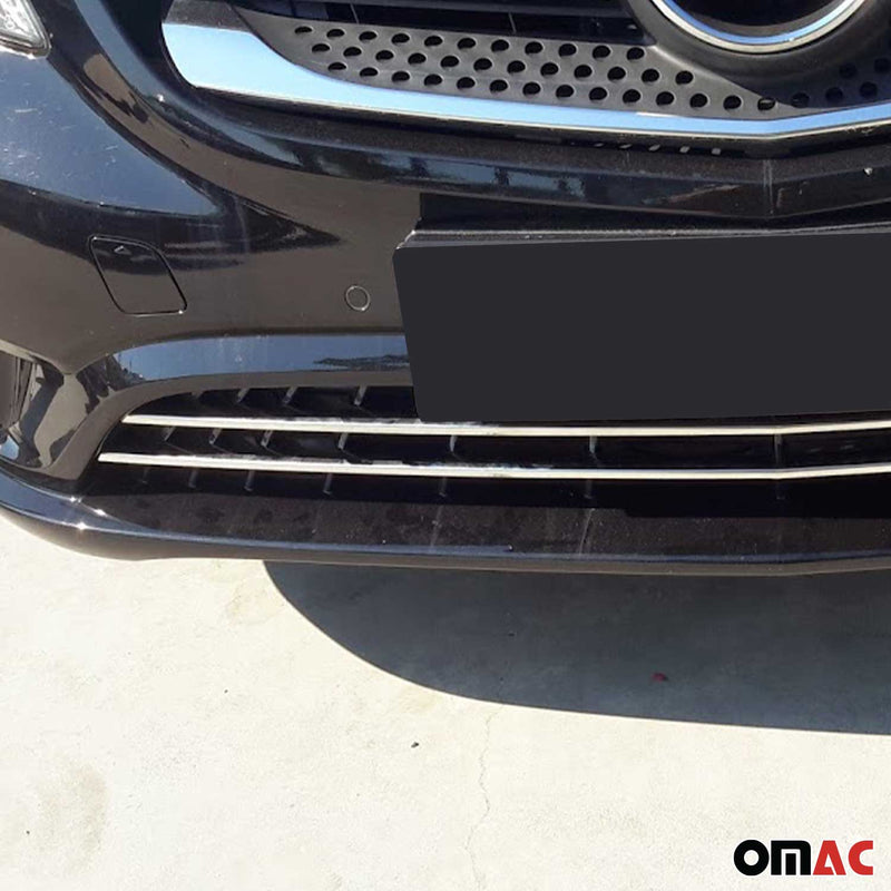 Moulure de Grille de Calandre pour Mercedes W447 Classe V 2014-2025 Chromé 2Pcs