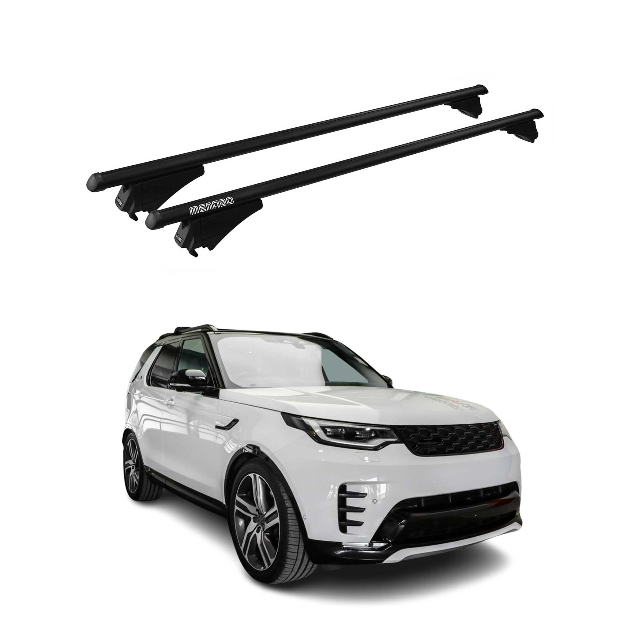 Tiger Barres de toit transversales pour Land Rover Discovery 2017-2020 Noir