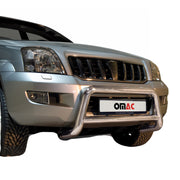 Pare-Buffle Avant Pour Toyota Land Cruiser 120 2003-2009 en Acier Inoxy