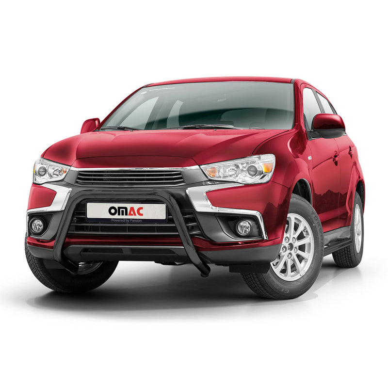 Pare-Buffle Avant Pour Mitsubishi ASX 2017-2021 Acier Noir