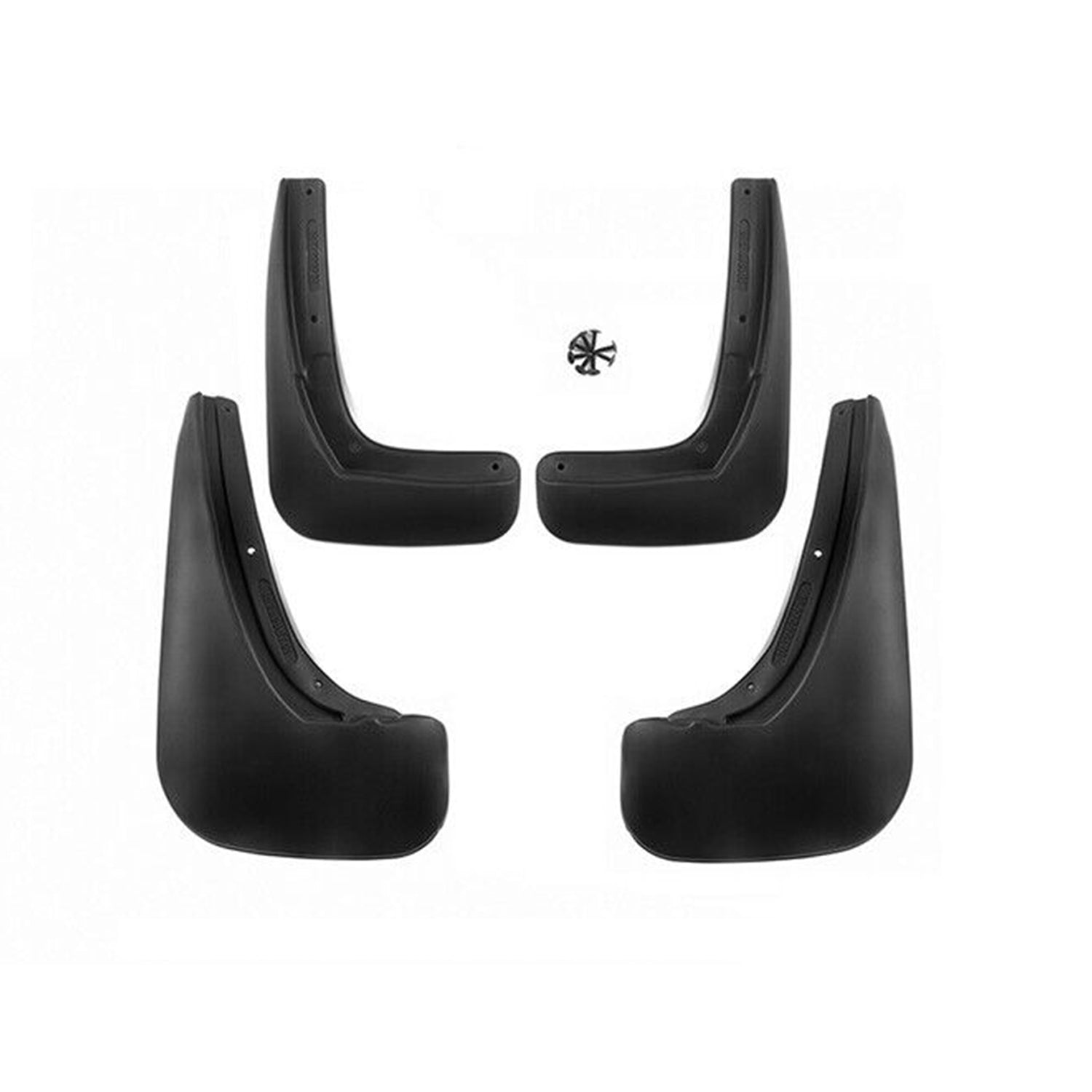 Bavettes Garde Boue pour Ford Kuga II 2012-19 Avant et Arrière Plastique Noir 4x