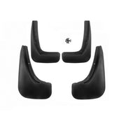Bavettes Garde Boue pour Ford Kuga II 2012-19 Avant et Arrière Plastique Noir 4x