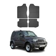 Tapis de Sol pour Suzuki Jimny 1998-2018 Caoutchouc Noir