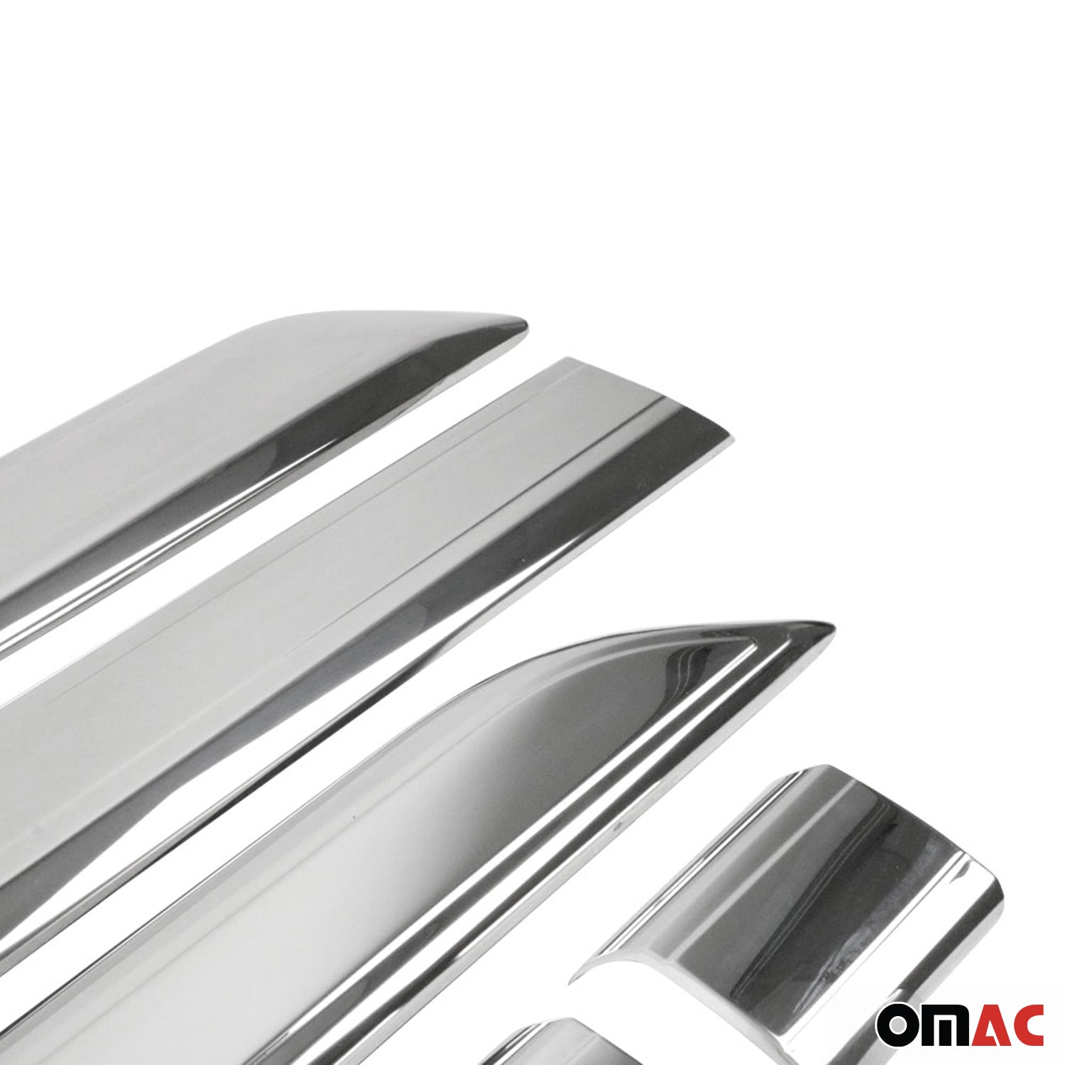 Garniture Baguette de porte latérale pour Ford Transit Custom 2012-2021 inox 5x