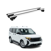 Barres de toit Transversales pour Ford Tourneo Courier II 2023-2026 TÜV Gris 2x