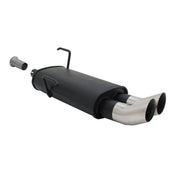 Échappement arrière sport Novus pour Peugeot 206 2x76mm DTM avec ABE